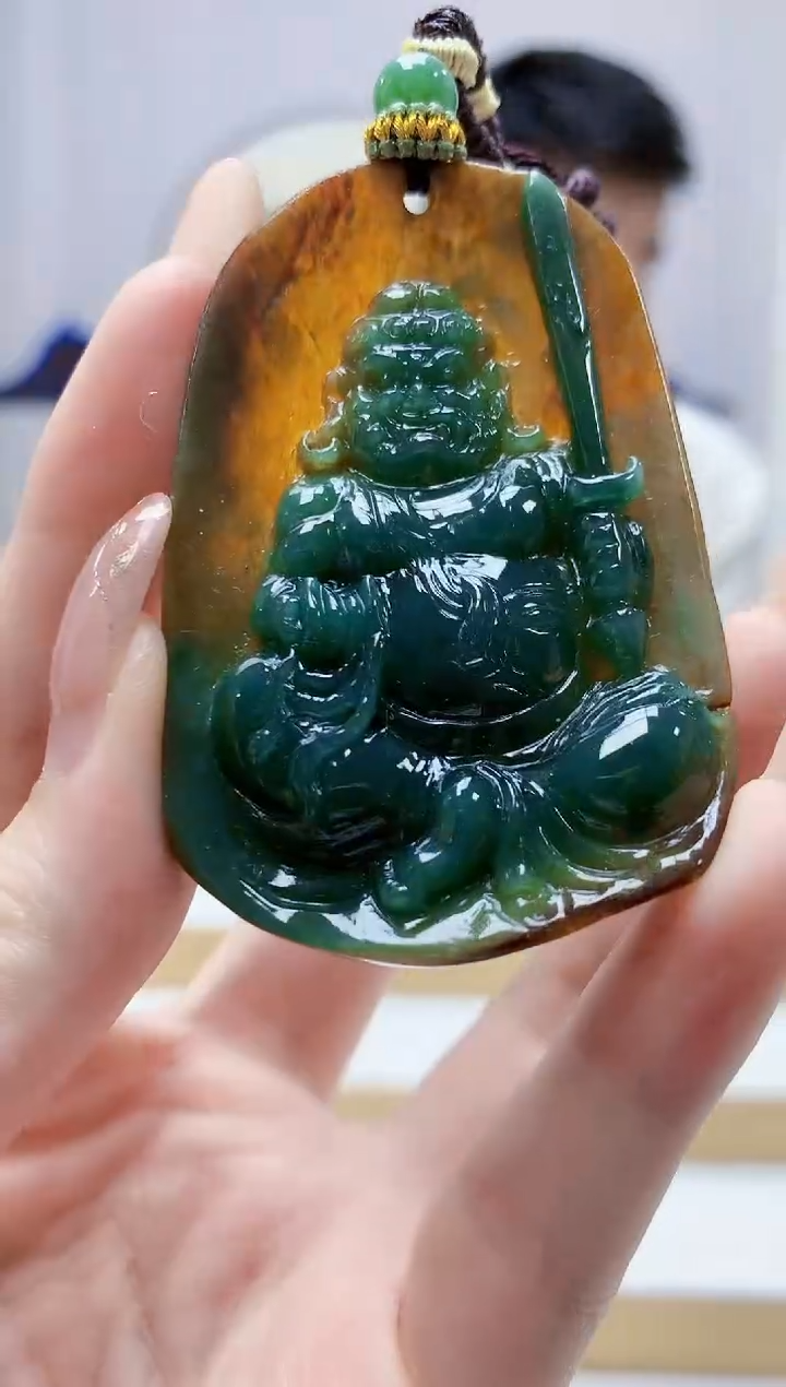 未镶嵌定制翡翠5028jw-毛货挂件62