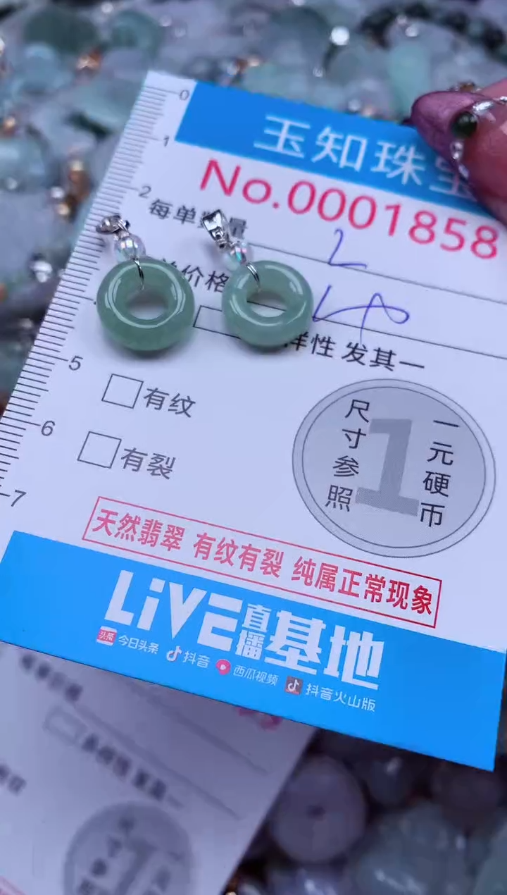 吊坠(不含链)未镶嵌翡翠1858