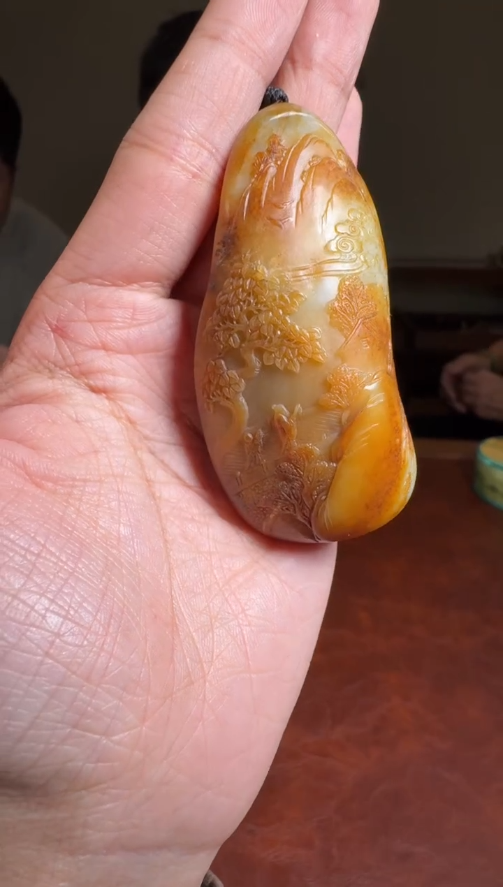 【闪购商品】和田玉160未镶嵌1.17谢大师