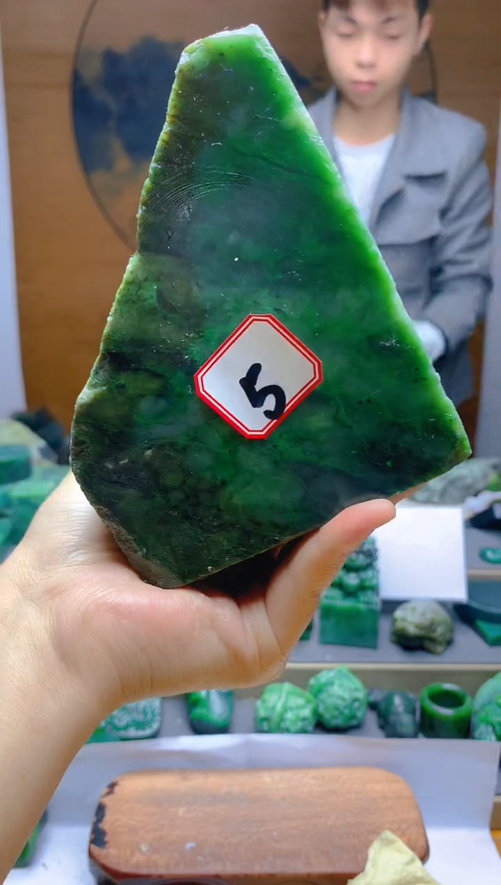 【闪购商品】和田玉（碧玉）珠宝半成品未镶嵌1