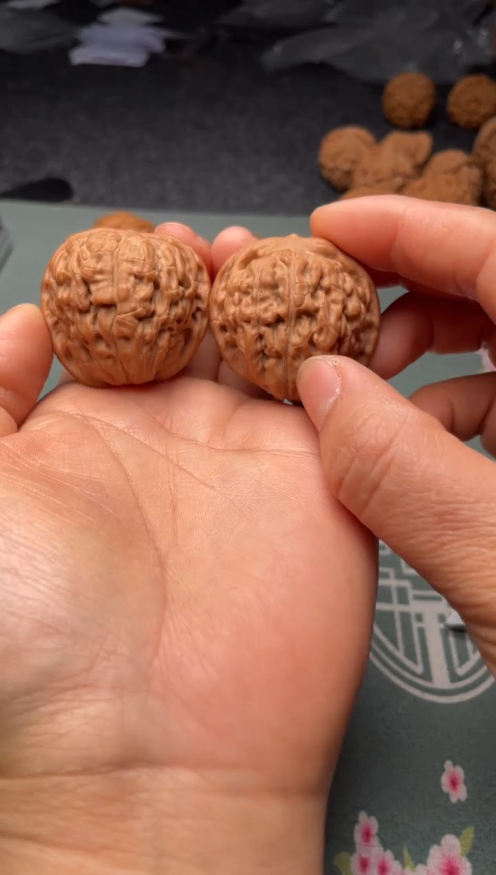 把件文玩核桃w216   莲花   38尺