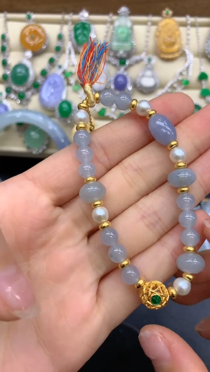 【闪购商品】翡翠手链未镶嵌364-中国好珍宝