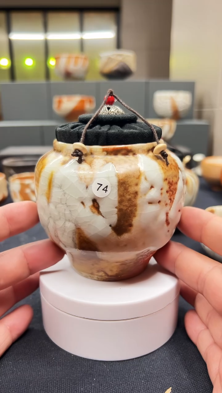 净窑手作柴烧志野-74