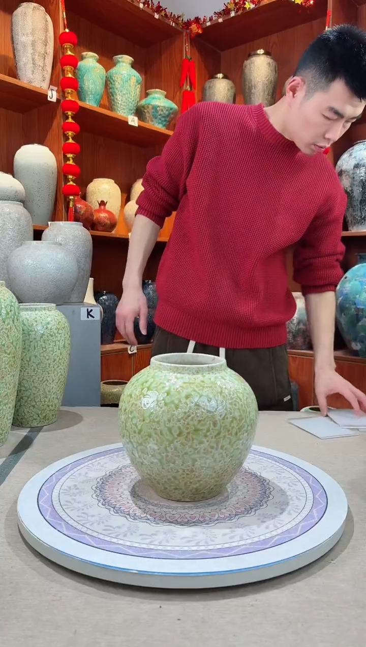 【闪购商品】瓶精品陶瓷花瓶 无花 春意盎然 小号