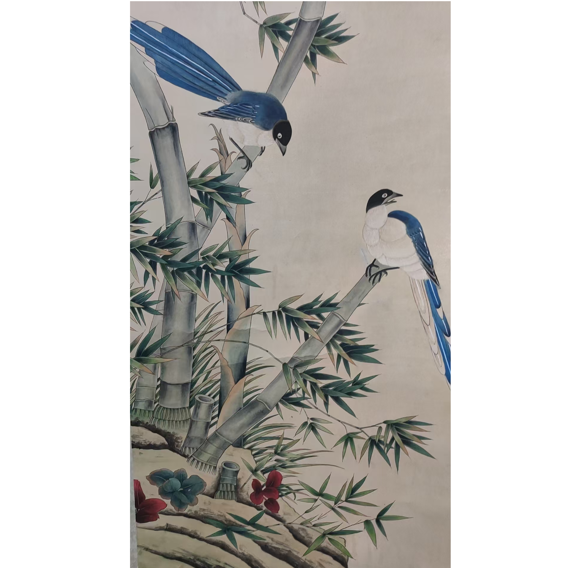 陈   花鸟立轴138/67