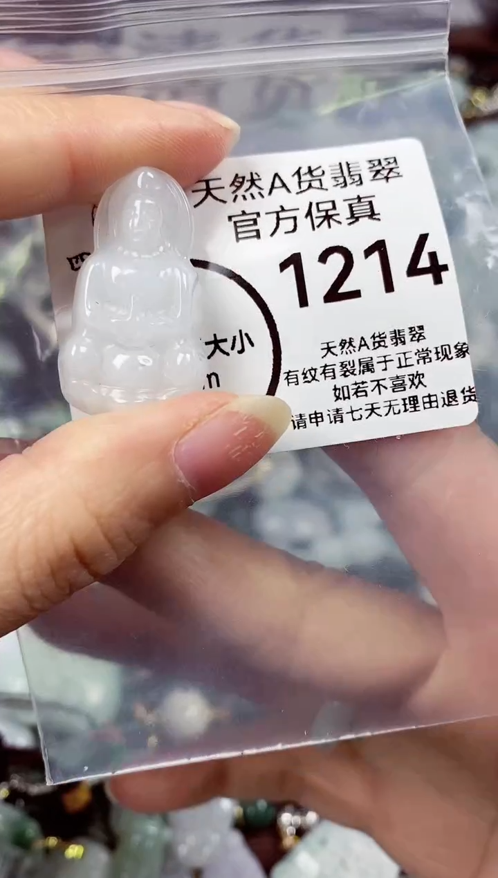 【闪购商品】翡翠颈饰未镶嵌天然A货翡翠1214