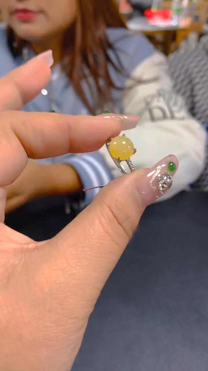 【闪购商品】翡翠戒指银S925镶嵌0094986162