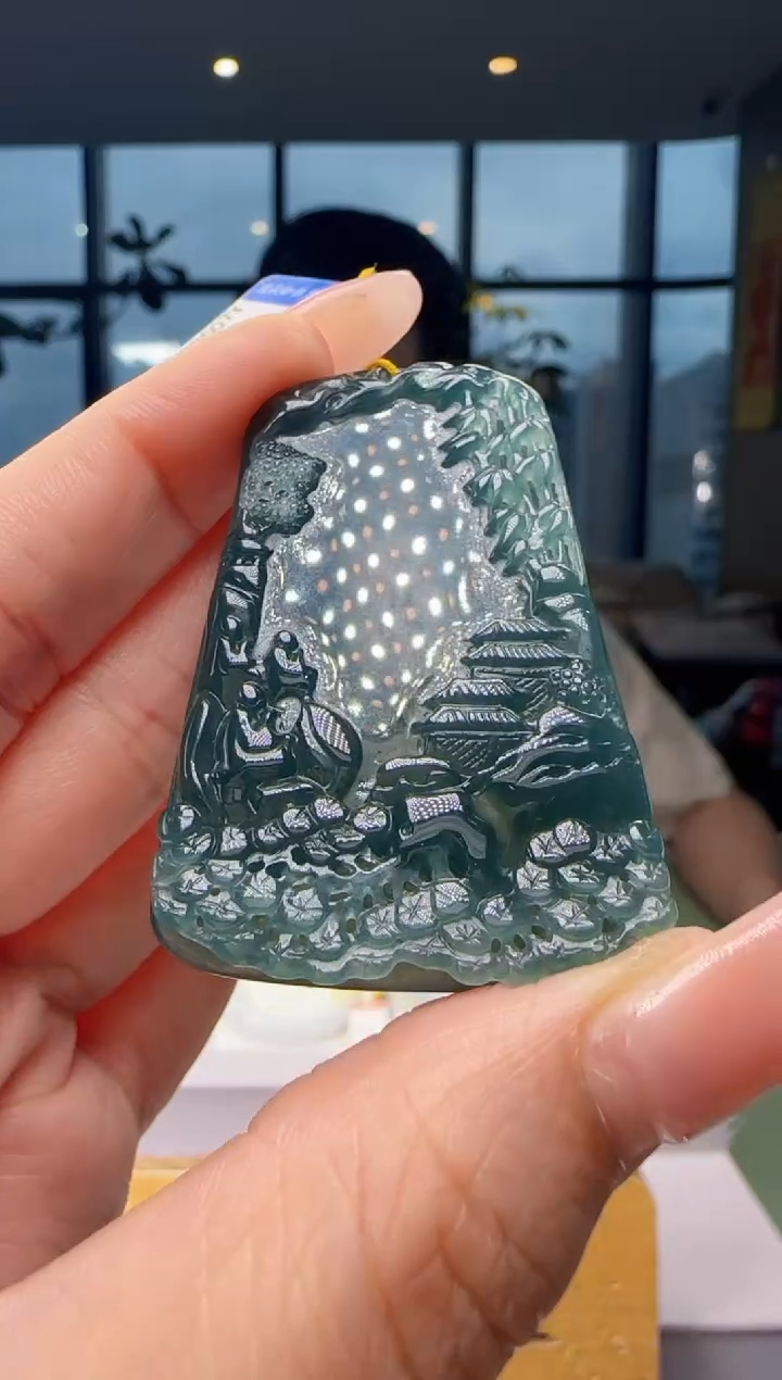 颈饰未镶嵌翡翠多样性发其一YJ@@960Q3J19789