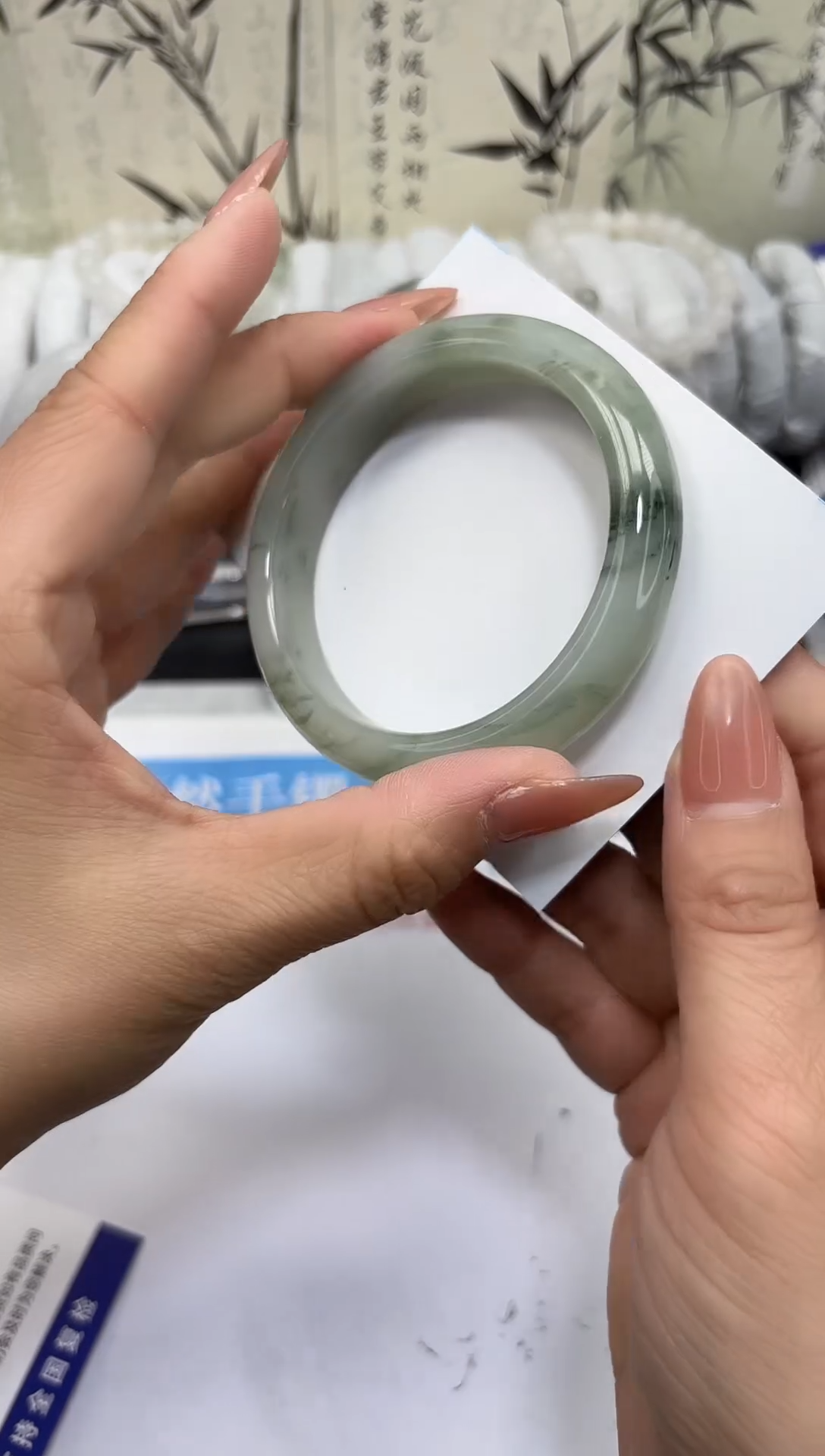 未镶嵌手镯石英质玉SA160-55/56/57