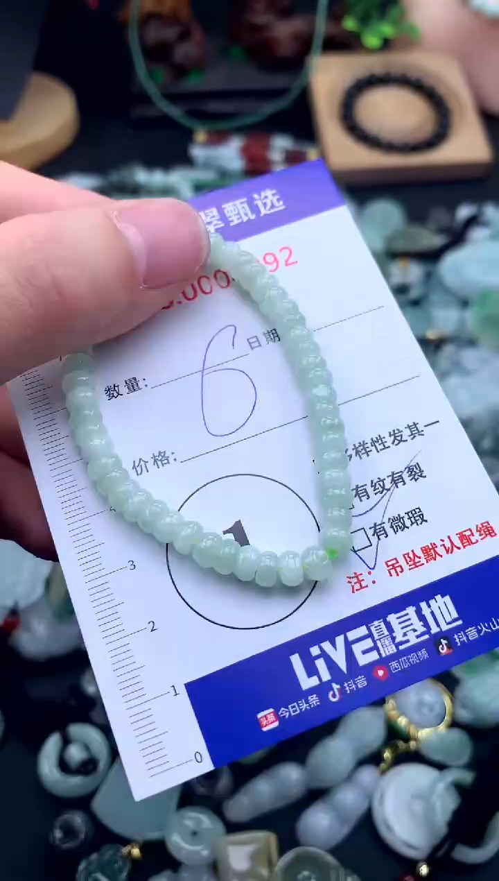 颈饰未镶嵌翡翠福利不退换，微瑕不影响佩戴介意勿拍！6