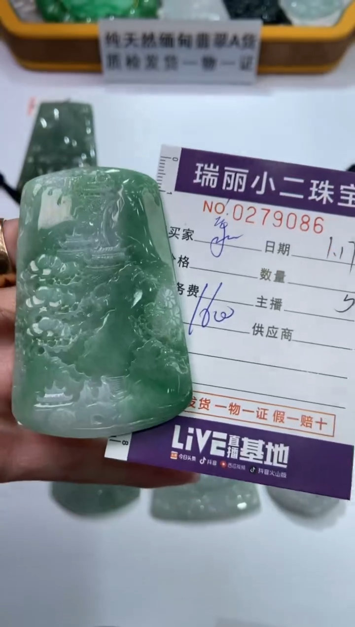 【闪购商品】翡翠颈饰未镶嵌279086