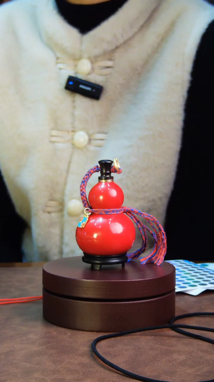 【闪购商品】101直播一物一图大漆酒葫芦送底座送挂绳