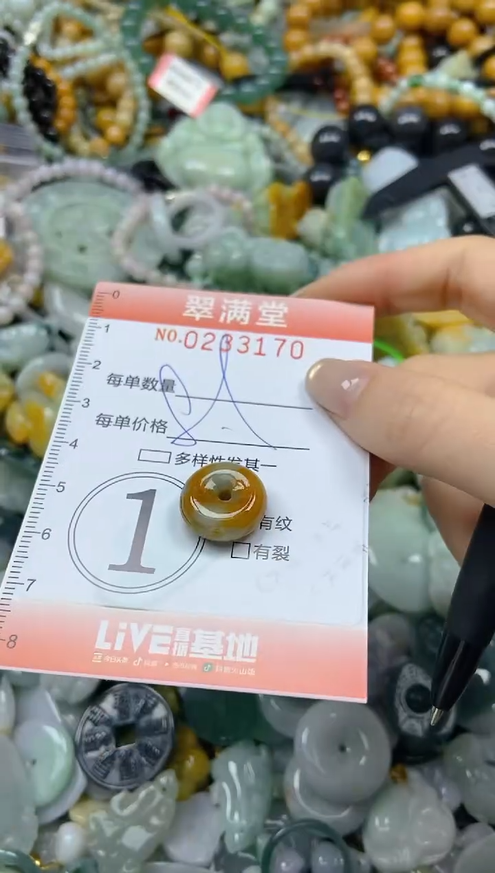 未镶嵌挂件翡翠闪购0233170
