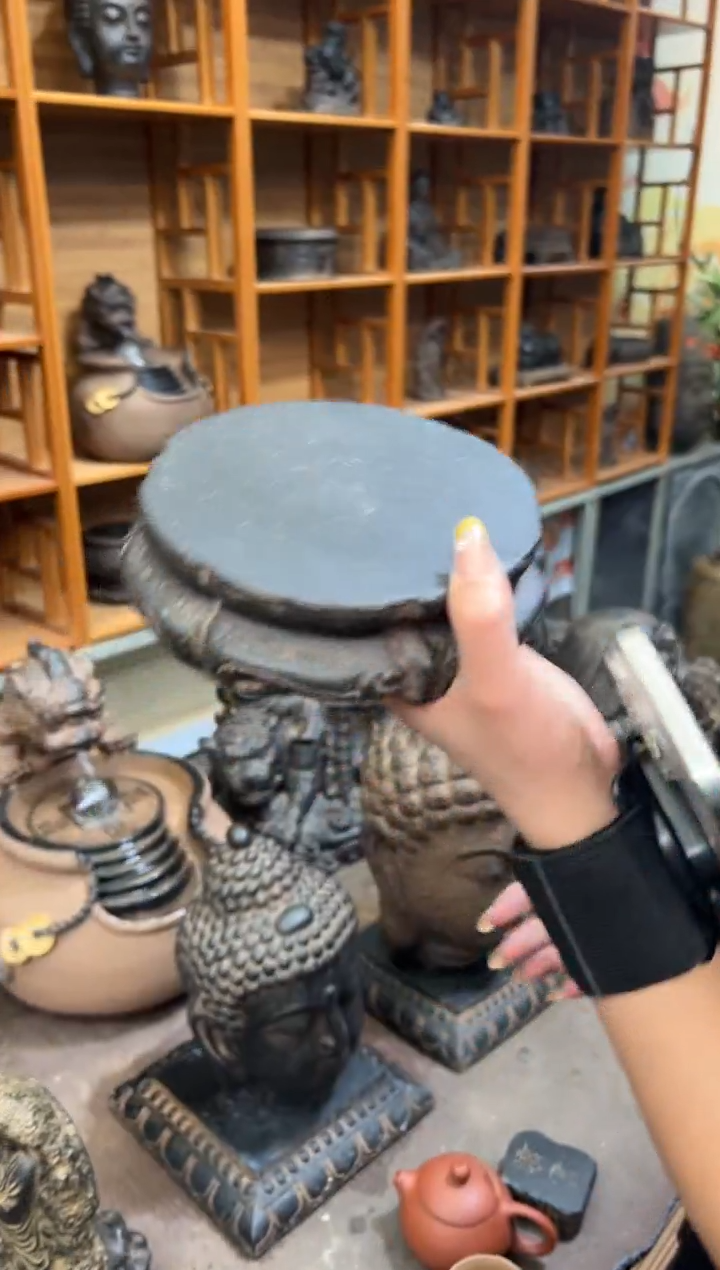 陶土【火山泥】金箍坛底座