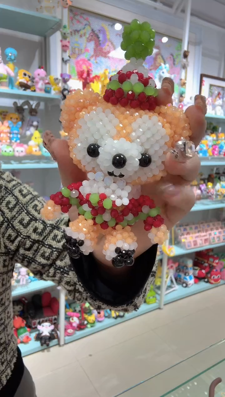 玻璃2037卡4水晶材料包一套圣诞达菲