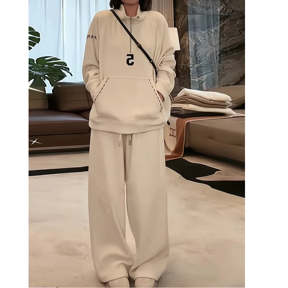 添禧家：新款春装时尚休闲百搭显瘦运动两件套N