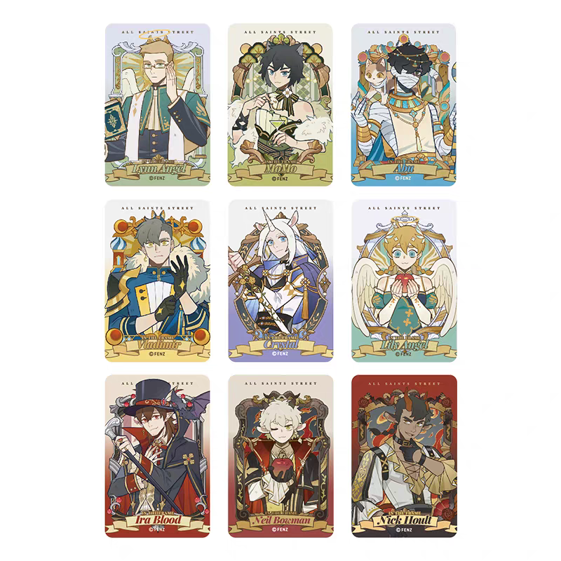 框景之内马口铁徽章吧唧透卡盲盒