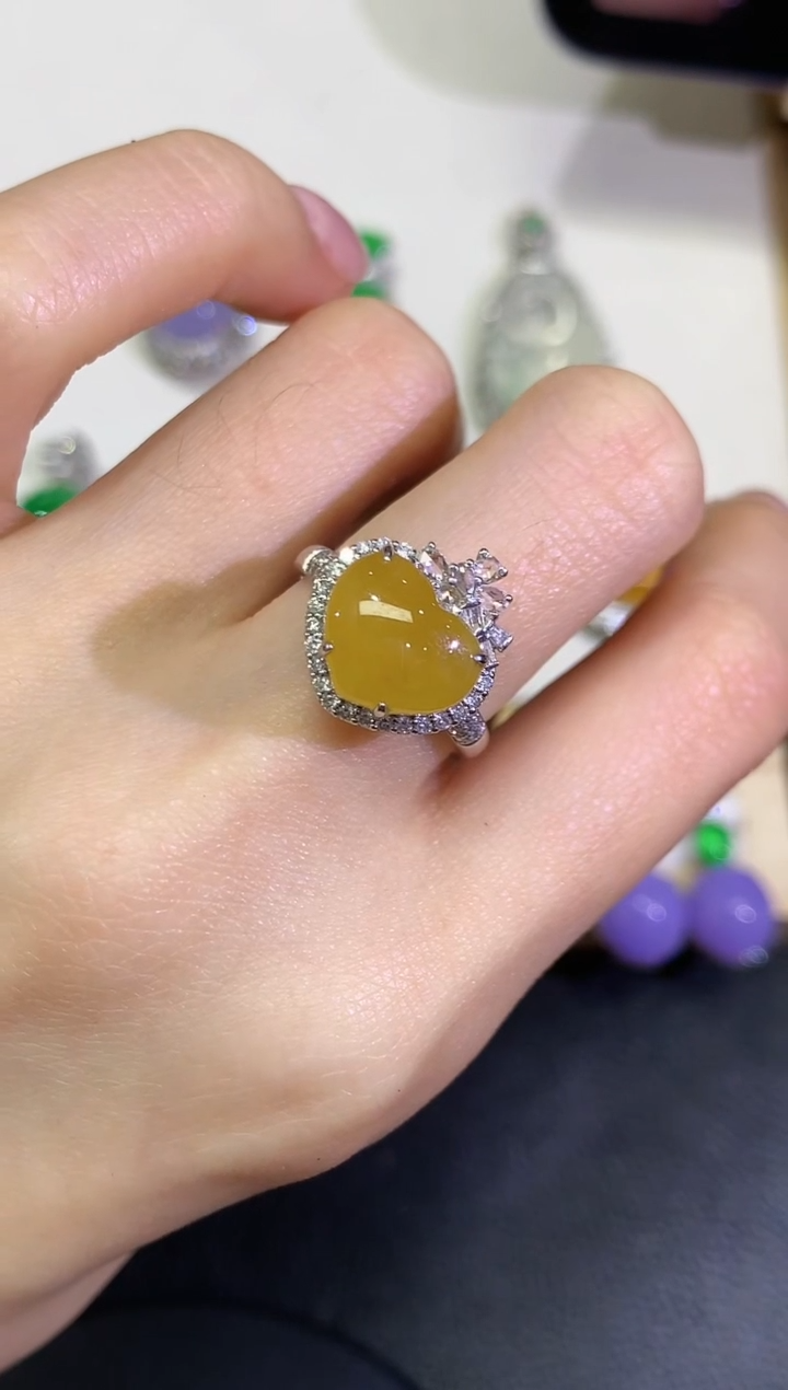 【闪购商品】翡翠颈饰18K金镶嵌团购30