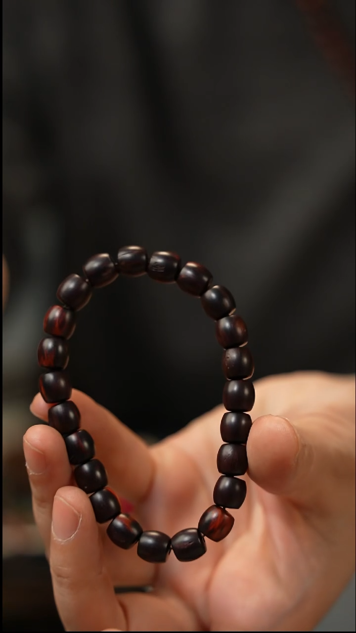 【闪购商品】降真香手串/手链红降直切单圈瑕疵-100