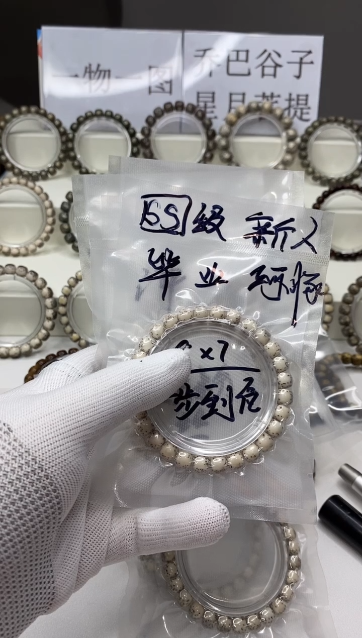 手串星月菩提109  河豚8*7ss