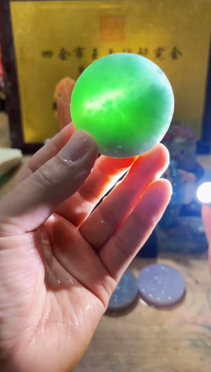 未镶嵌挂件翡翠A货常星7456