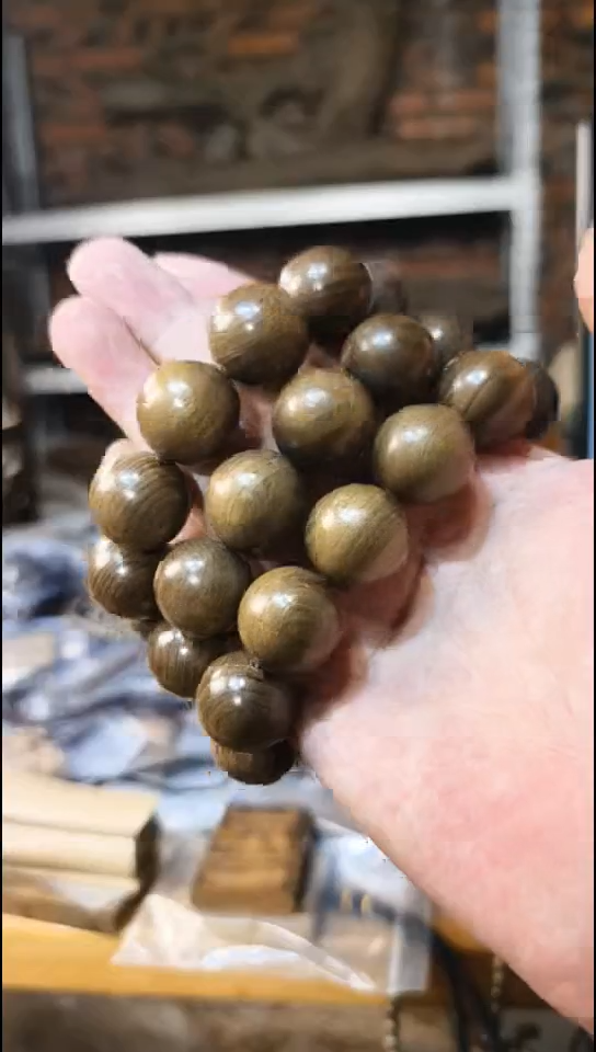 楠木（金丝楠）手串/手链2.0阴沉绿手串