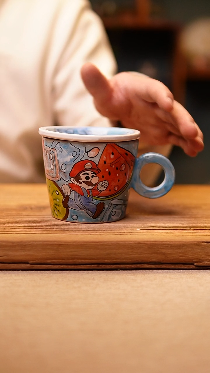 【闪购商品】@@陶园瓷舍@@纯手工手绘@高温釉下彩