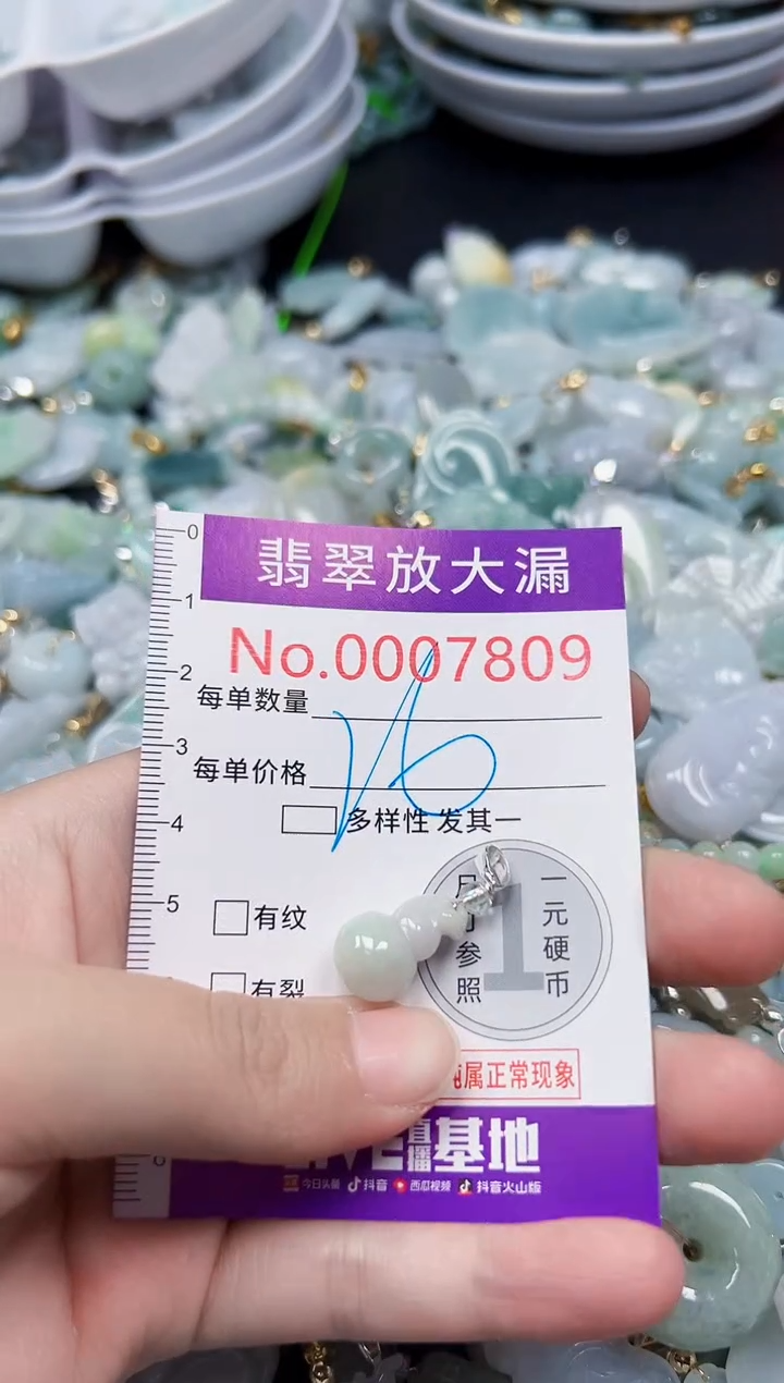 颈饰未镶嵌翡翠7809