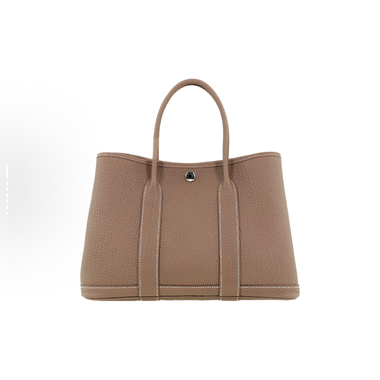 未使用 Hermes/爱马仕 大象灰花园包30 W刻 单肩斜挎包