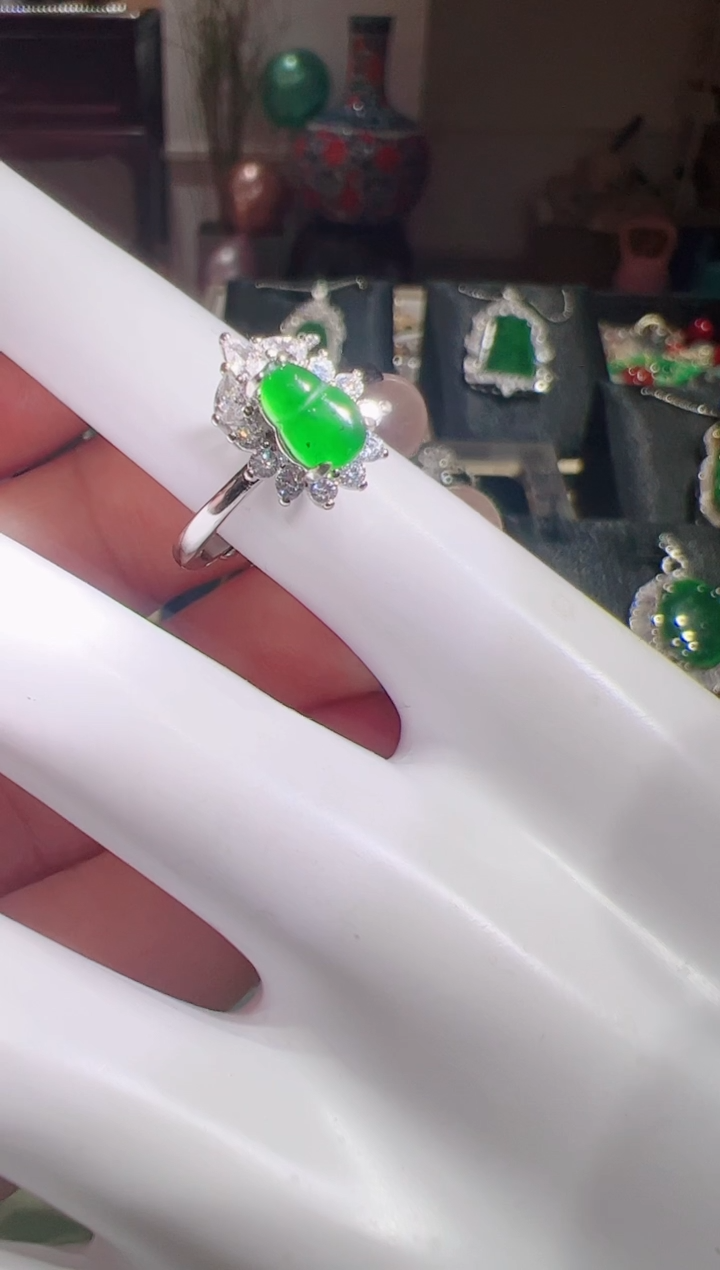 【闪购商品】翡翠戒指未镶嵌202512223