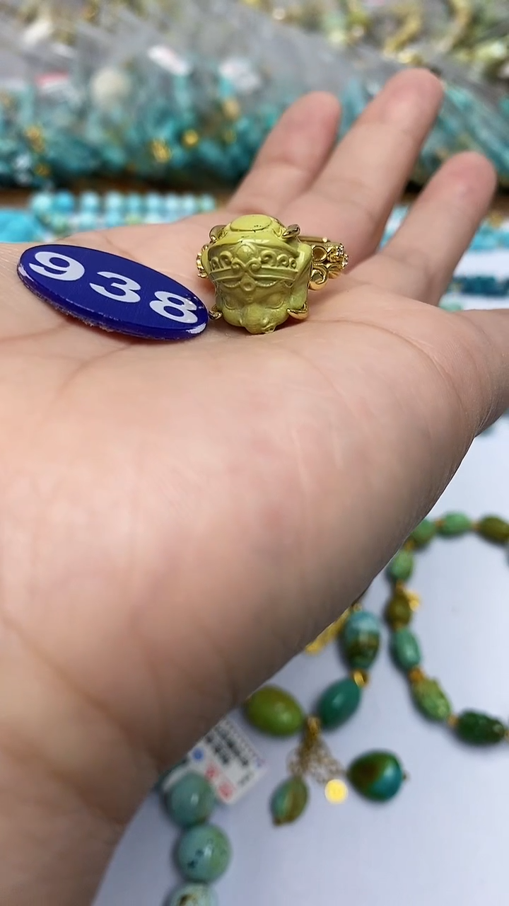 【闪购商品】绿松石戒指合金938戒指
