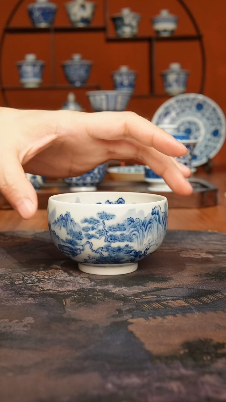 【闪购商品】景德镇镹曰陶柴窑手工手绘