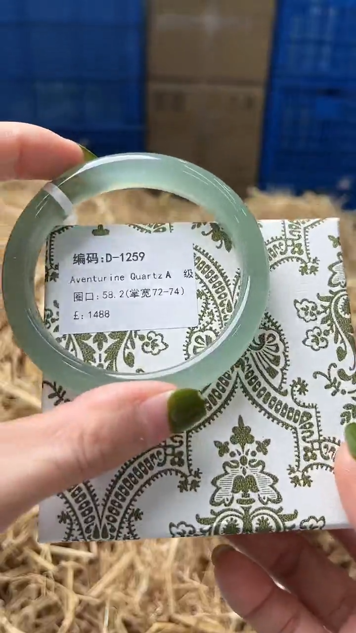 未镶嵌手镯石英质玉D-1259