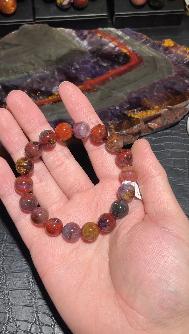 【闪购商品】水晶手链未镶嵌单圈极光多宝A11