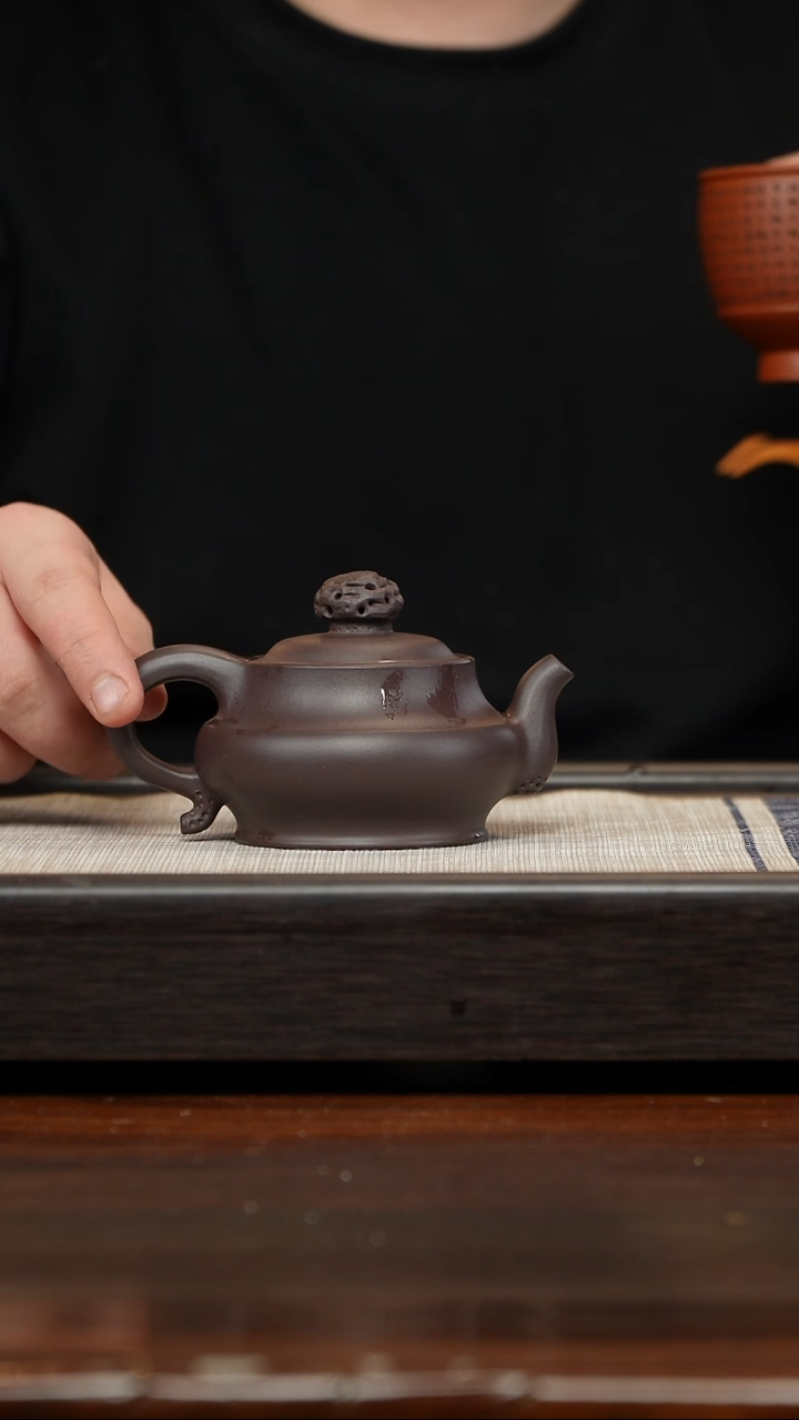 【闪购商品】紫砂茶壶四底乾坤150cc