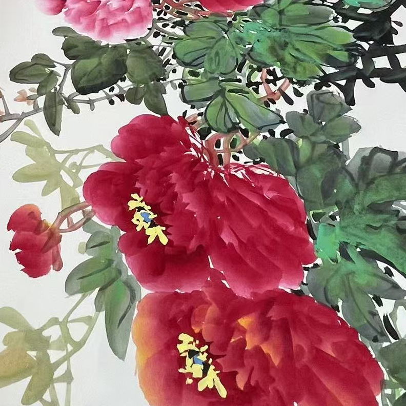 李彦霞作品 《盛世祥和》长卷