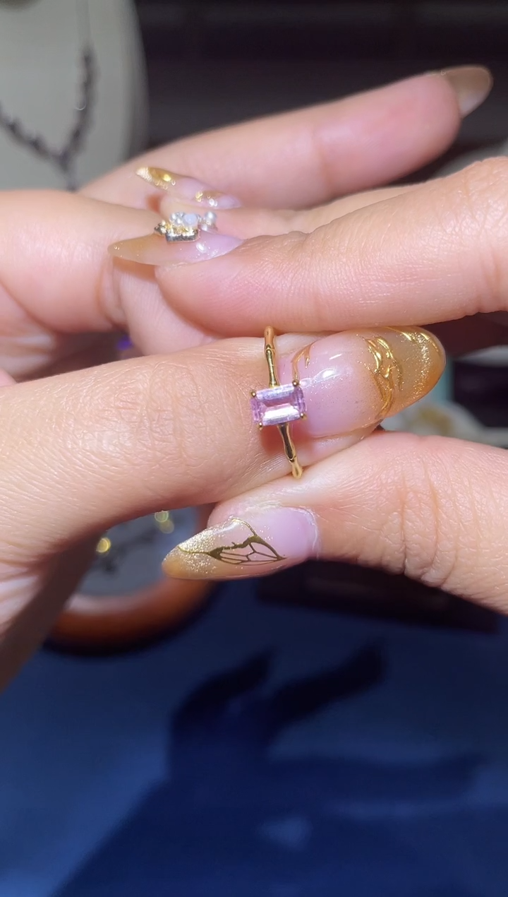 【闪购商品】碧玺戒指银S925镶嵌1111