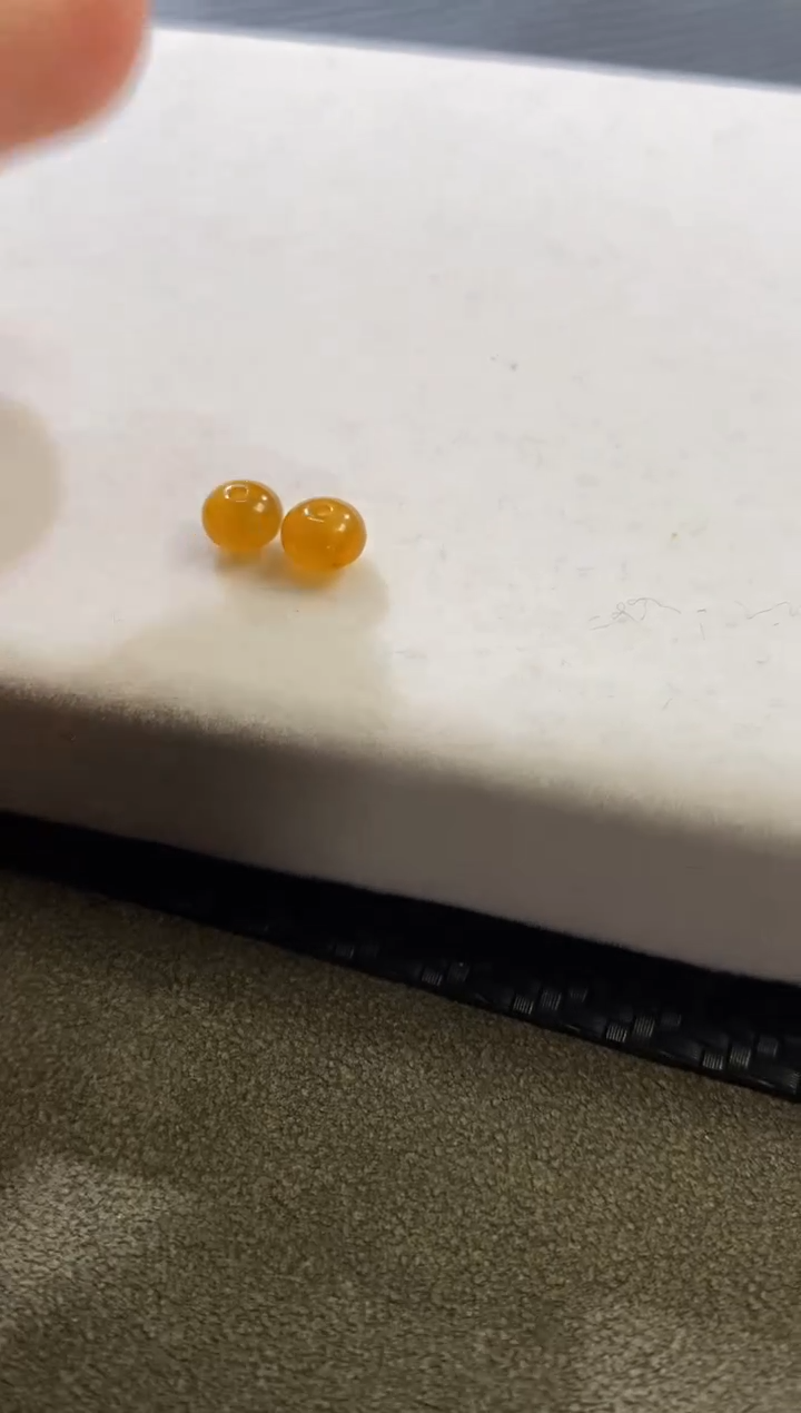 【闪购商品】翡翠挂件未镶嵌只限今晚一 对鼓珠