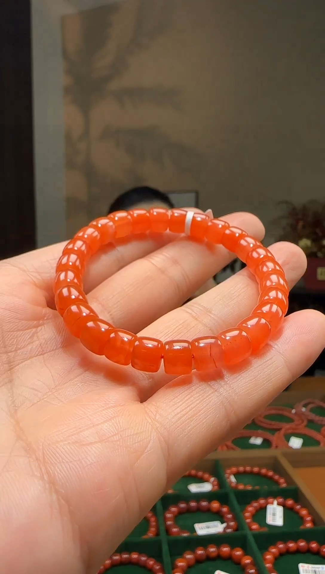 【闪购商品】南红玛瑙手链未镶嵌天然南红8mm/yz01662多样性发货