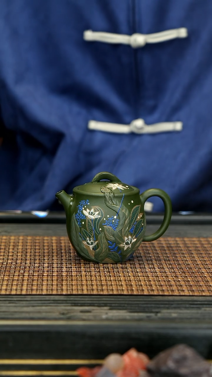 【闪购商品】紫砂茶壶61民国绿 见物