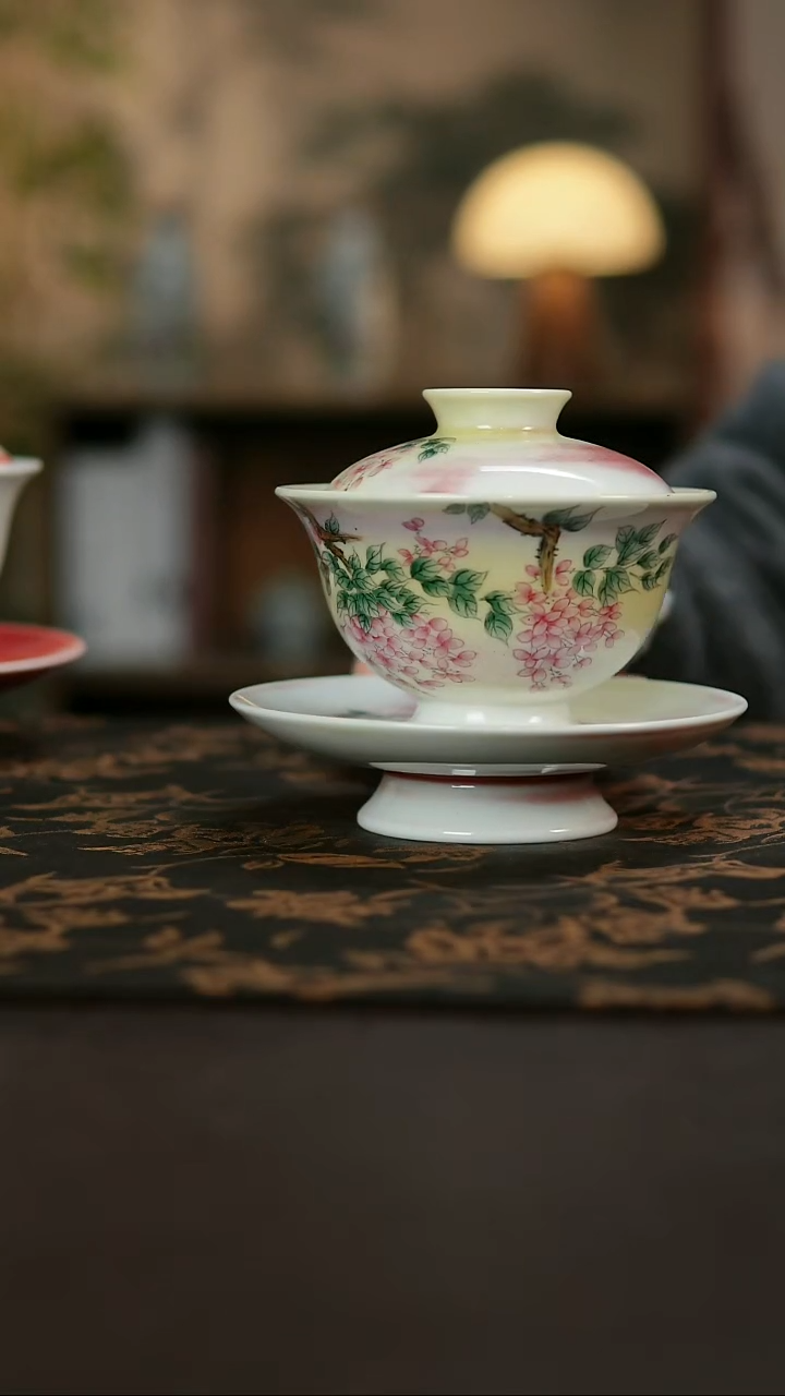 景德镇陶瓷杯碗柴烧多人