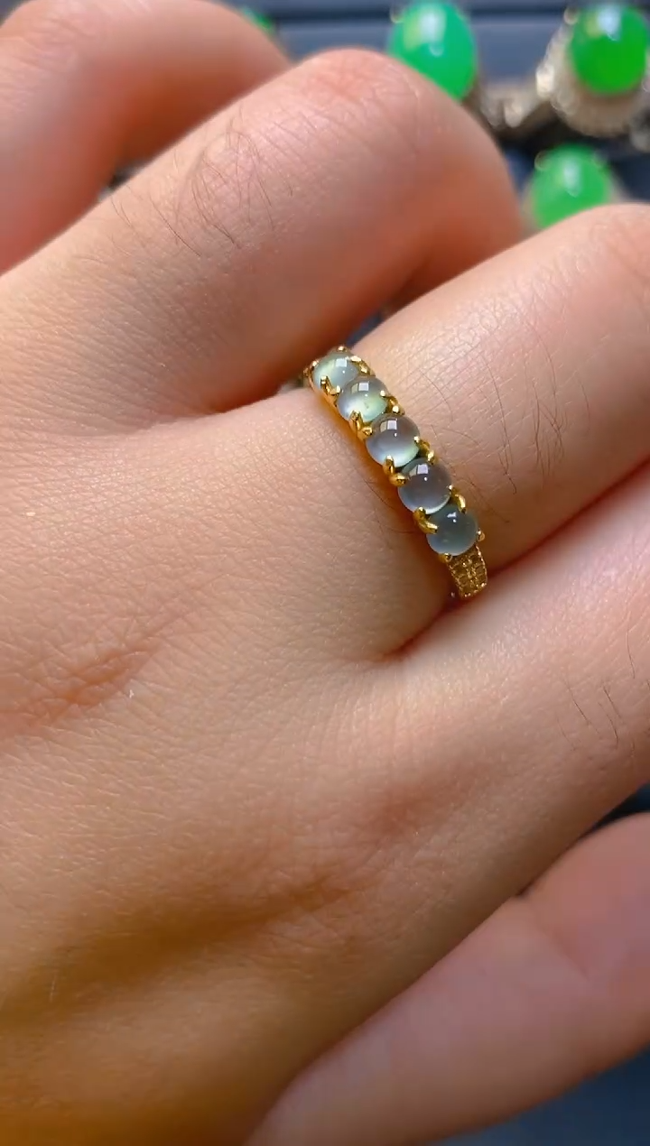 【闪购商品】翡翠耳饰银S925镶嵌天然A货翡翠1