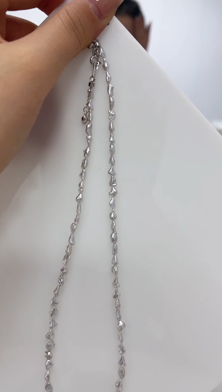 【闪购商品】海水珍珠DA银S925镶嵌t848 澳白项链