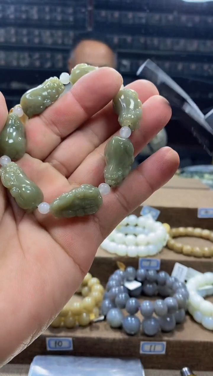 【闪购商品】和田玉（糖玉）手链未镶嵌，