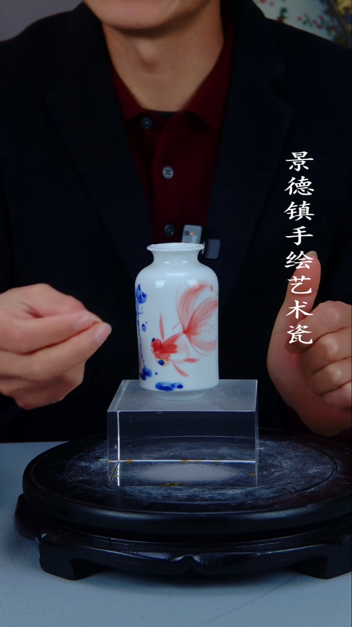 摆件陶瓷景德镇手工手绘陶瓷摆件4