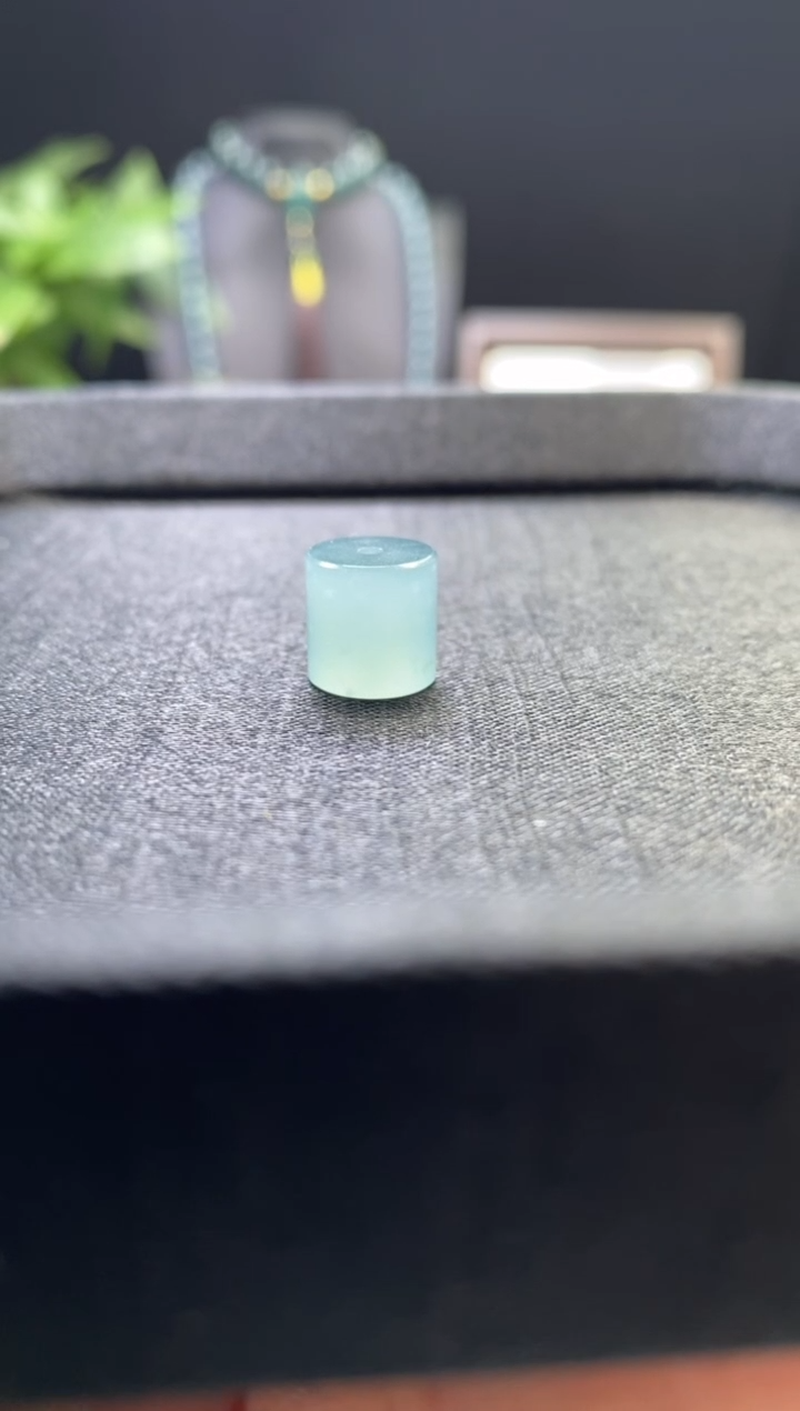 未镶嵌手链翡翠散珠卡9+mm左右桶珠