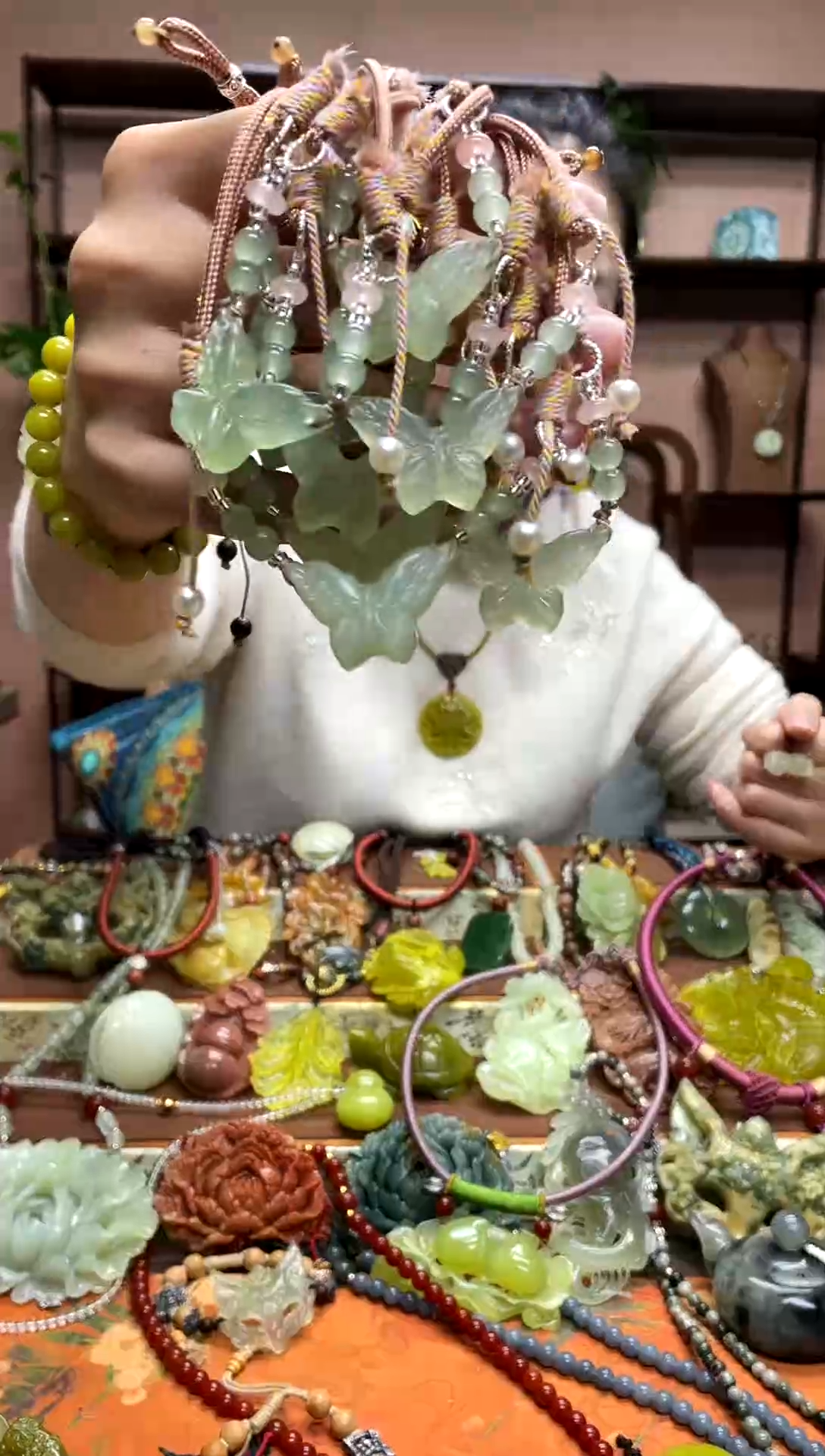 未镶嵌岫玉吊坠多样性发货发其中之一