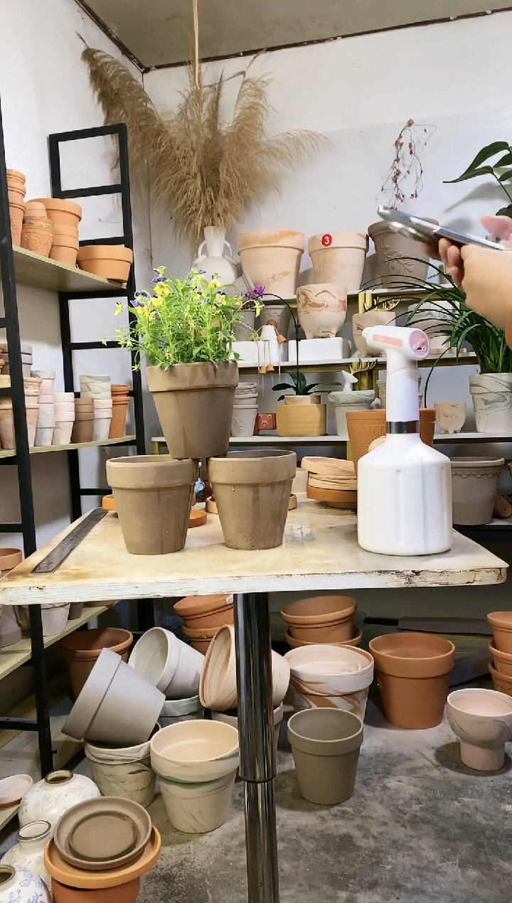 【闪购商品】陶瑕疵无售后13*13灰陶 3盆无托