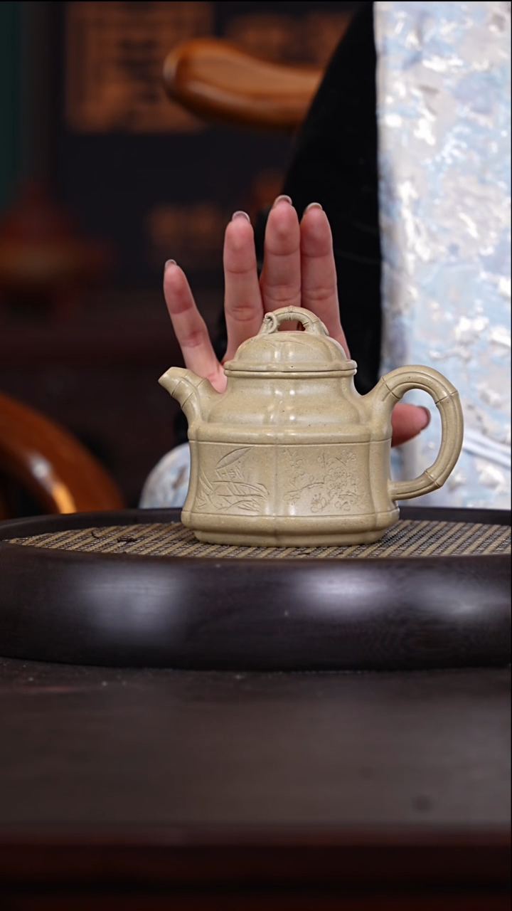 【闪购商品】紫砂茶壶万兆元9-11本绿竹鼎