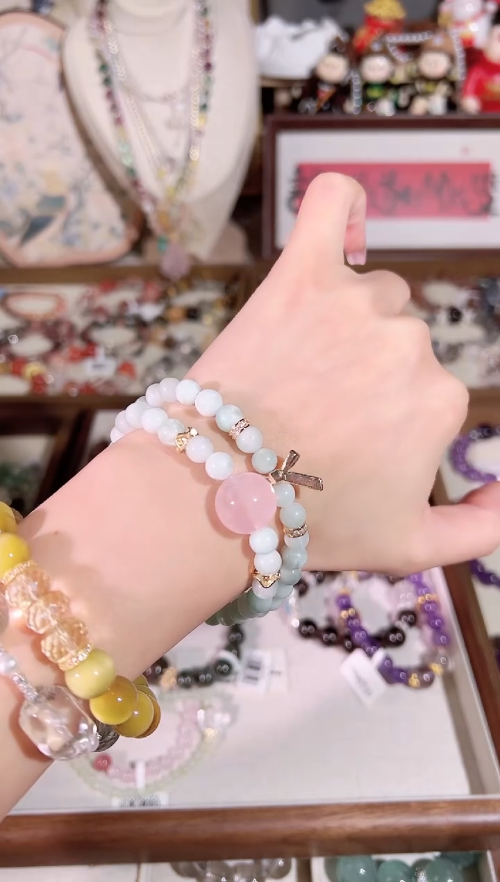 【闪购商品】水晶手链未镶嵌天然水晶 多样性发货发其一 颜色微差